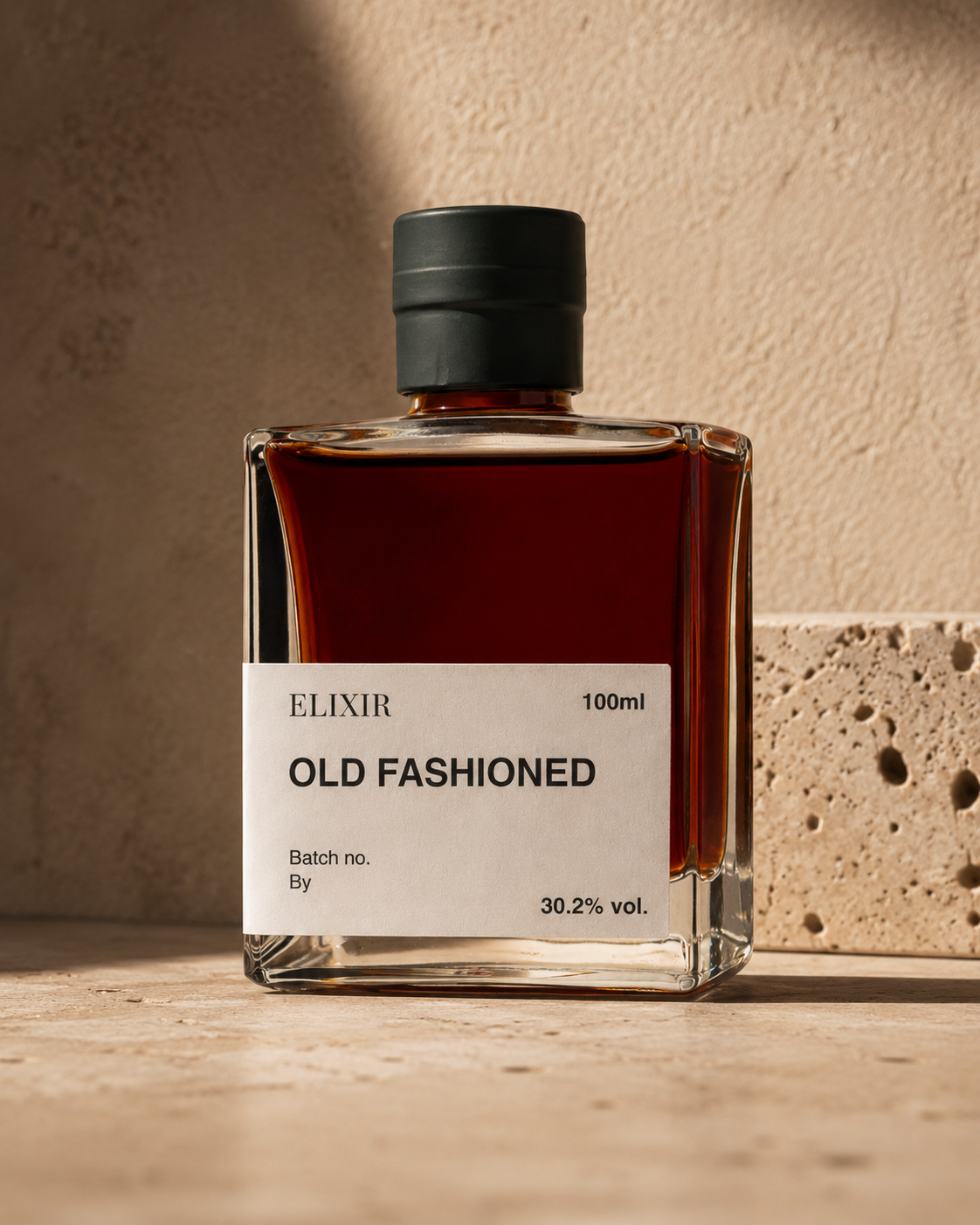 Nº I — Old Fashioned bottle portrait